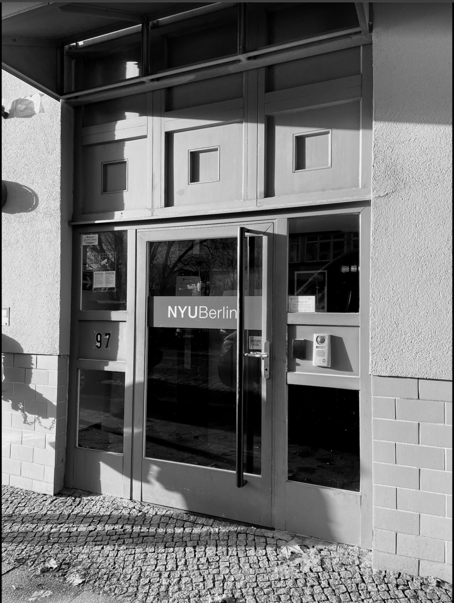 Walid Belbach at NYU Berlin campus