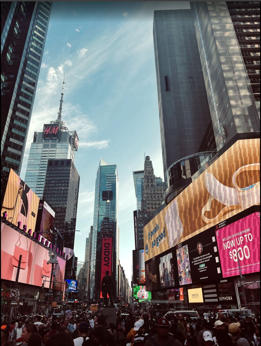 Walid Belbach at Times Square New York City